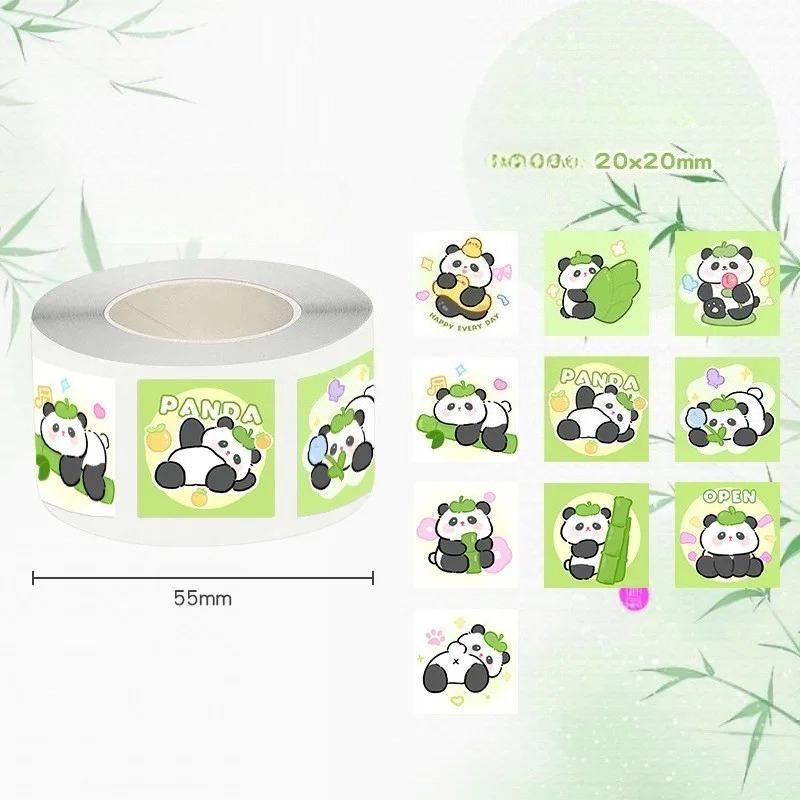 300Pcs/roll Kawaii Cartoon Black Cat Sticker Bubble Mailer Sealing Stickers Deco Labels Fun Cute Stationery DIY Decals for Kids