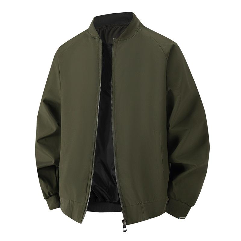 Vielseitige Baumwolljacke mit Baseballkragen für Herren - Gepolstert, warm und bequem für Herbst und Winter