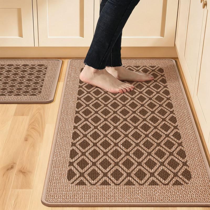 Minimalist Kitchen Floor Mat Non Slip Absorbent Oil Resistant Modern Simple Stain Rug