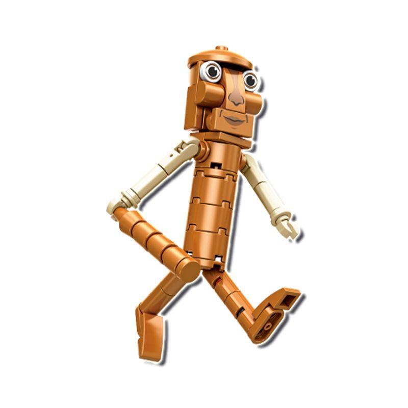 Non-Toxic Italian Brainrot Tung Tung Sahur Figures Building Block Doll Tralalero Tralala Bombardino Crocodilo Bananini Block Model Toy