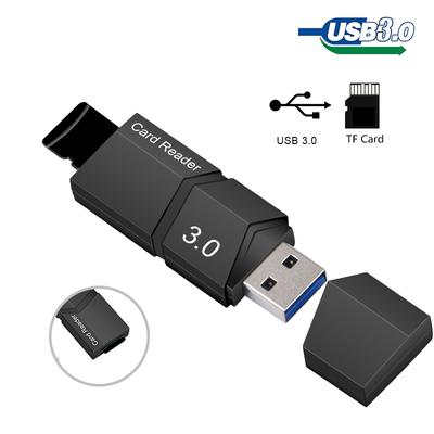 קורא כרטיסים מיני USB 3.0 Micro SD TF כרטיס זיכרון מתאם USB3.0 קורא כרטיסי פלאש במהירות גבוהה למחשב נייד קורא כרטיסים