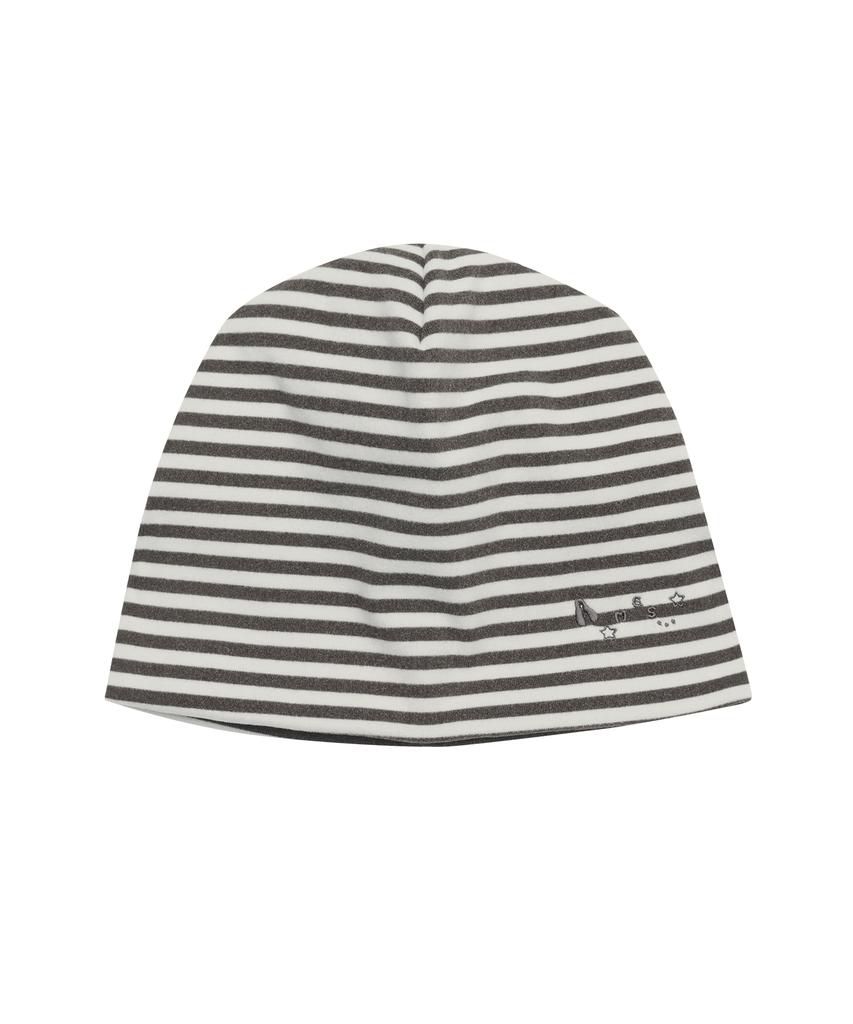AMES-WORLDWIDE Jersey Stripe Beanie Gray