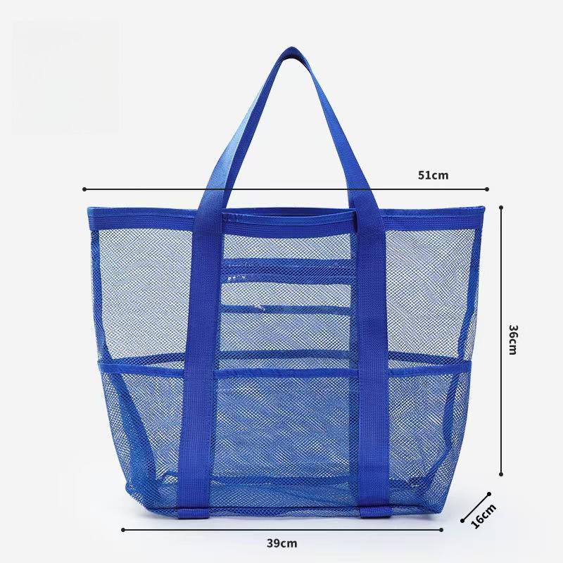 Große Kapazität Netz-Strandtasche Tragbarer Reise-Organizer für Schwimmen und Fitness KTB