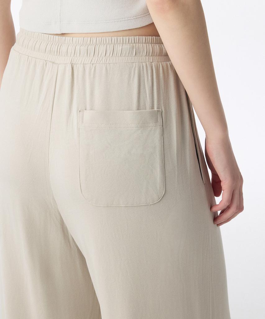 MUSINSA STANDARD WOMAN Women'S Jersey Wide Lounge Pants [Light Beige]