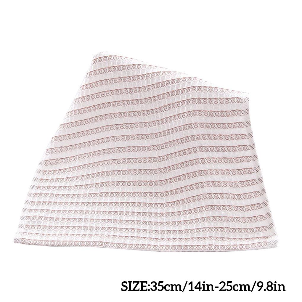 8pcs Dish Towel Absorbent Drying Tea Cloth Home Cleaning Fabric Cloth Kitchen Supplies