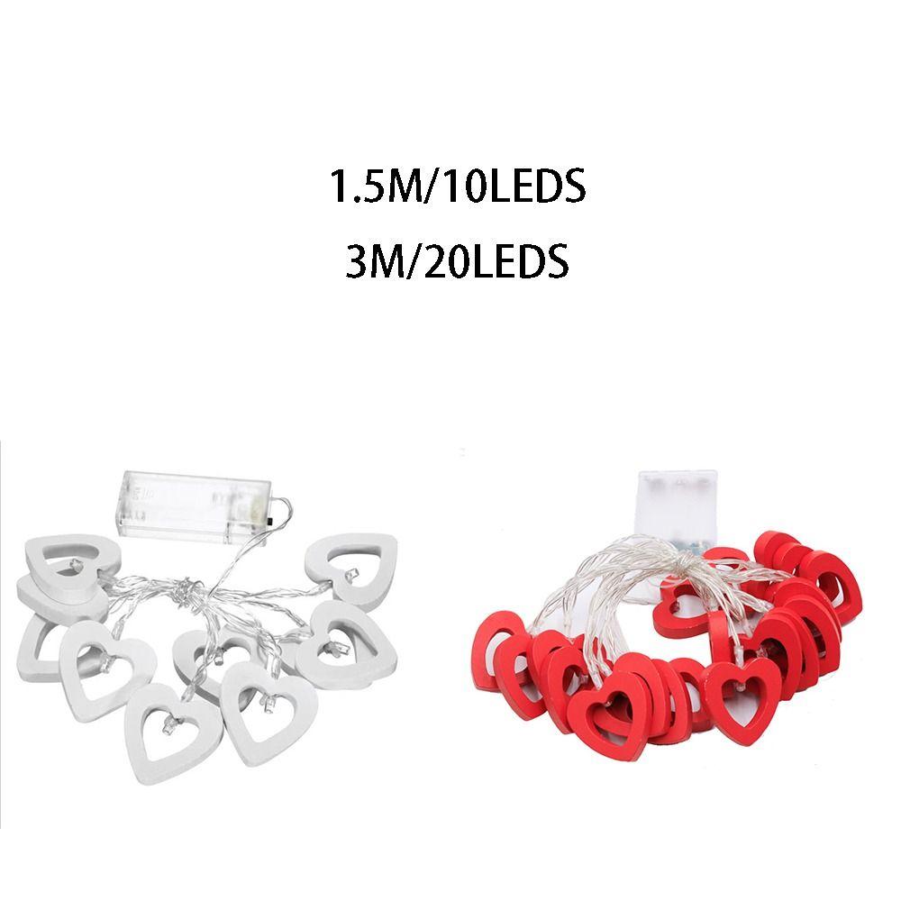 Hanging Fairy Lights Wooden Night Light Party Decoration Atmosphere Lamp  Bedroom