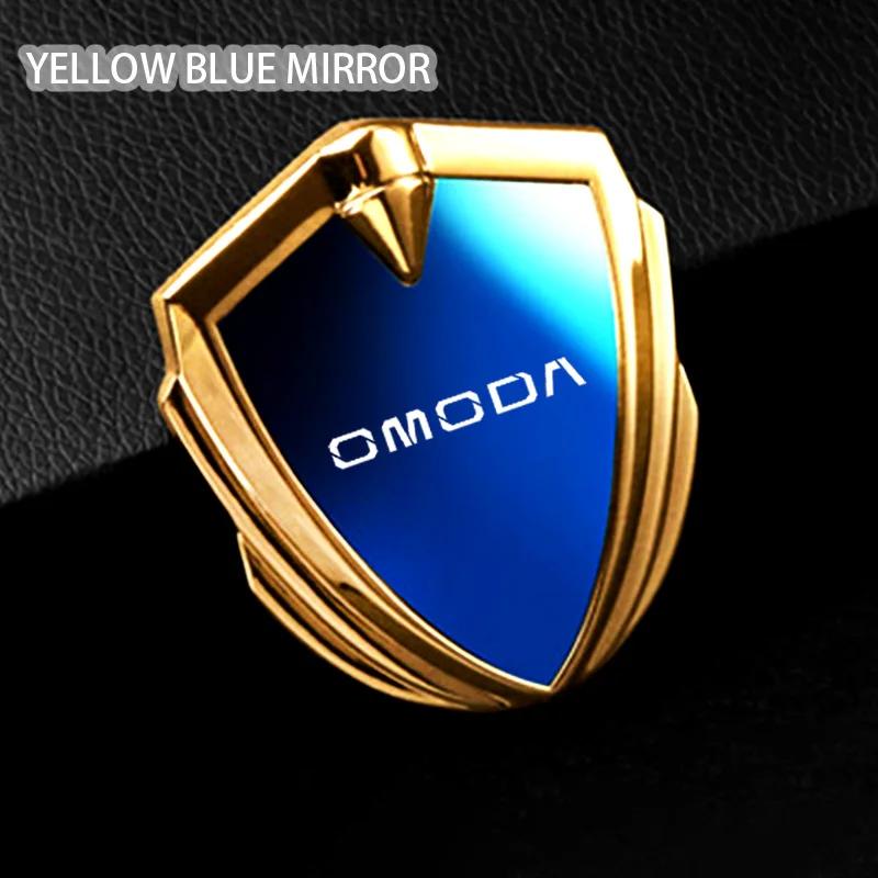 Metal 3D Emblem StickerFor Chery Omoda 5 E5 Ev 5 2025 Logo Key Cover Key Case Body Kit Parts Accessories Car Body Shield Badge