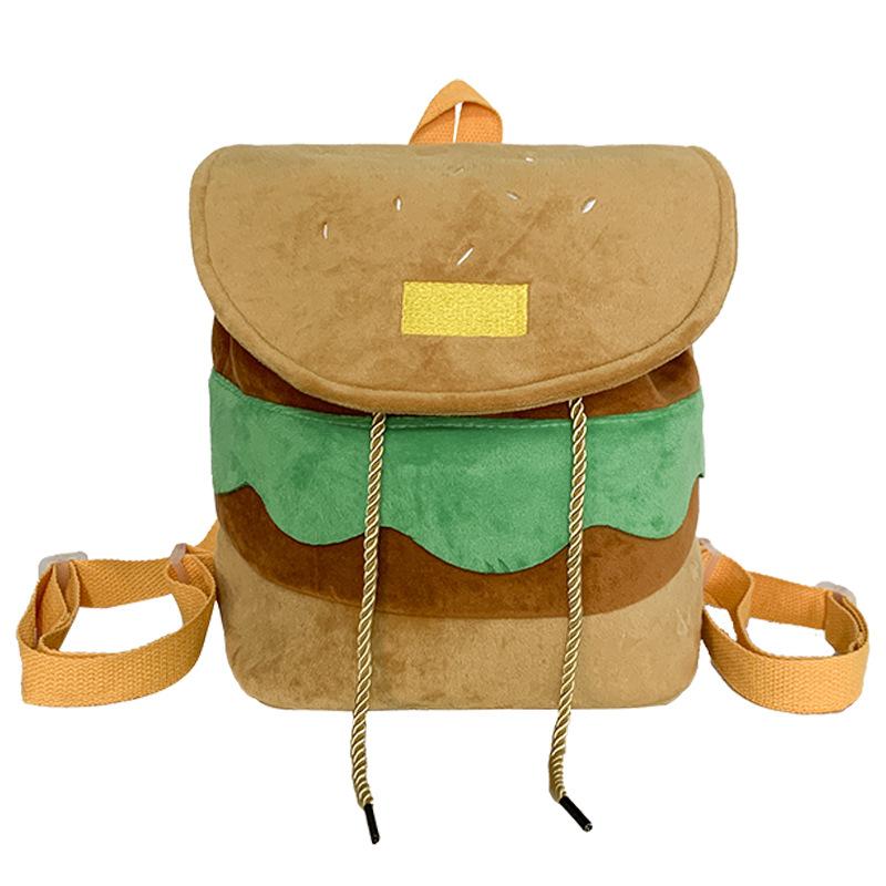 Cute Girl Cartoon Ugly Cute Little Back Girl New Personalized Student Schoolbag Niche Design Outdoor Leisure Backpack