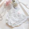 2023 Women's Sweet Lace Mid-Waist Ice Silk Panties - Cute & Comfortable