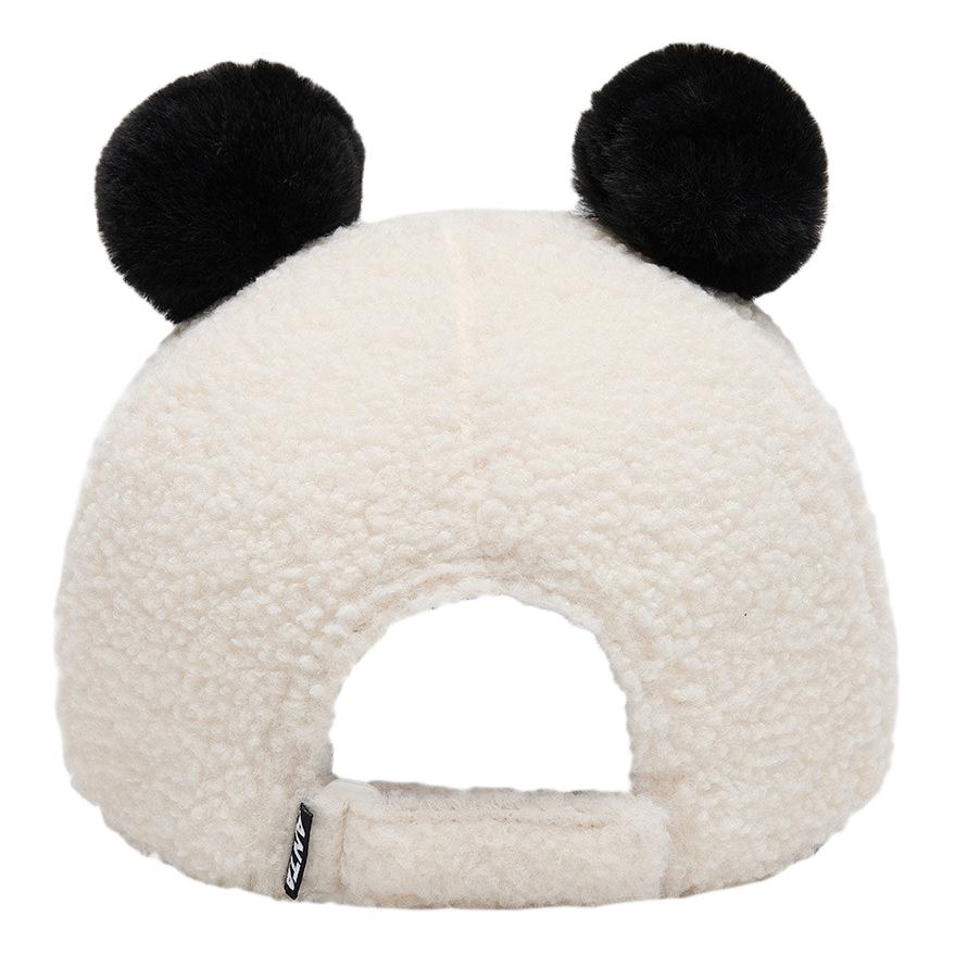 Anta Logo Polyester Duckbill Cap Kids Kids Caps Black White 392449208-2