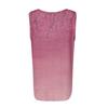Square Collar Tank Top Women Print Tank Tee Casual Loose Fit Sleeveless Shirt