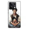 Phone Case - MANIACASE - Xiaomi Redmi Note 13 5G - Silicone TPU - Child Goku - Black