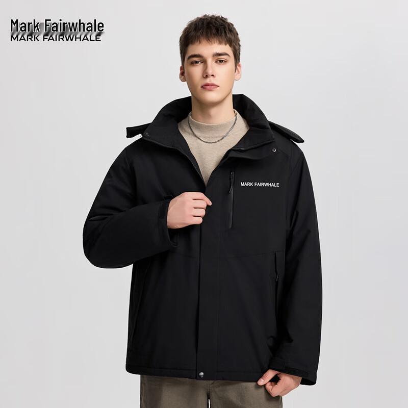 Mark Fairwhale Men's Outdoor Hooded Padded Jacket