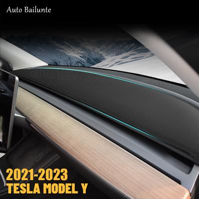Für Tesla Model Y 2022 2023 Innenraum Autozubehör Armaturenbrettmatte Armaturenbrett Dekokissen Lichtdichte Unterlage Rutschfest