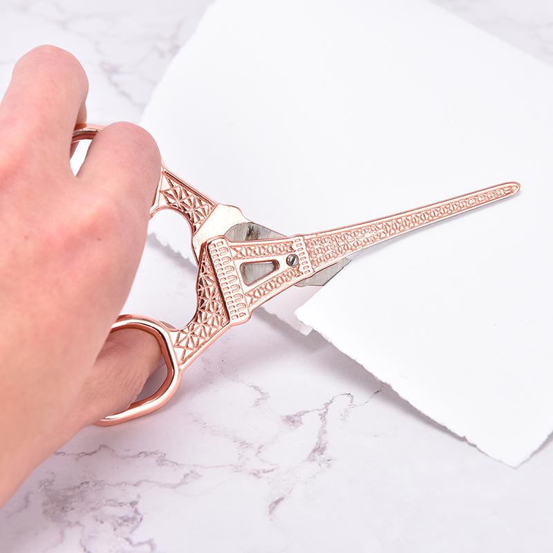 Nůžky Eiffelova věž Vintage Roztomilé nůžky pro domácí použití Nůžky Retro styl