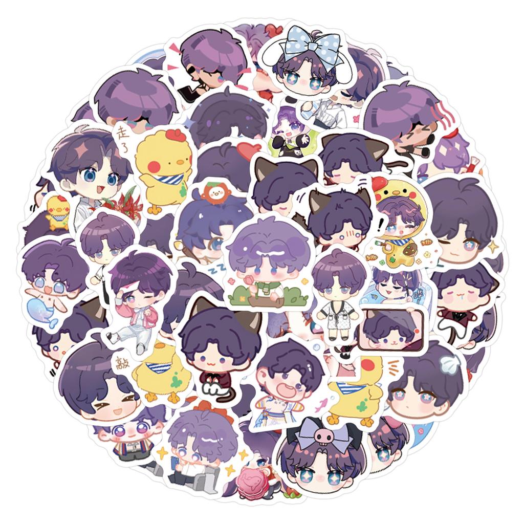 100 New Models Qi Yu QQ People Cartoon Graffiti Stickers Decorate Refrigerator Mobile Phone Skateboard DIY Stickers