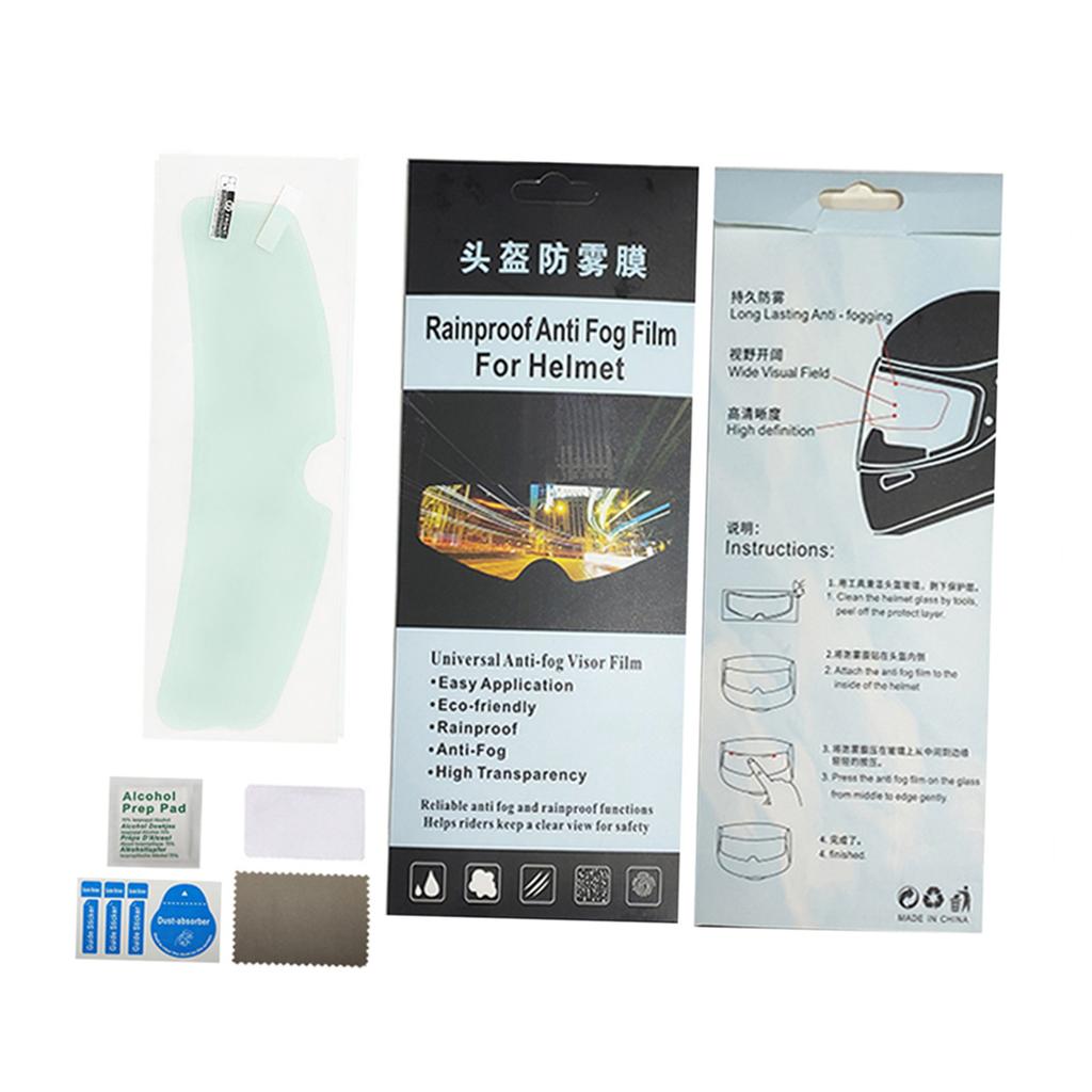 Helmet   Film Anti-fog Rainproof Oilproof Anti-scratch Anti-fog Motorcycle Helmet Lens Film   Eye  