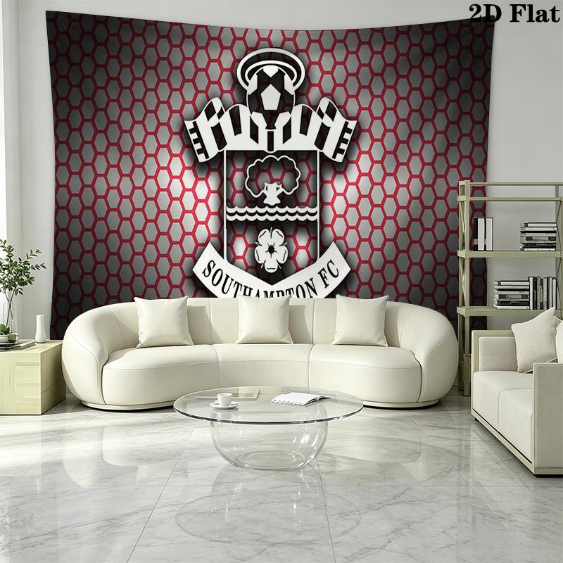 Southampton fc Logo Wall Tapestry Aesthetic Wall Hanging Printed Fabric Blanket Decorative Tapestries for Bedroom Living Room Home Decor