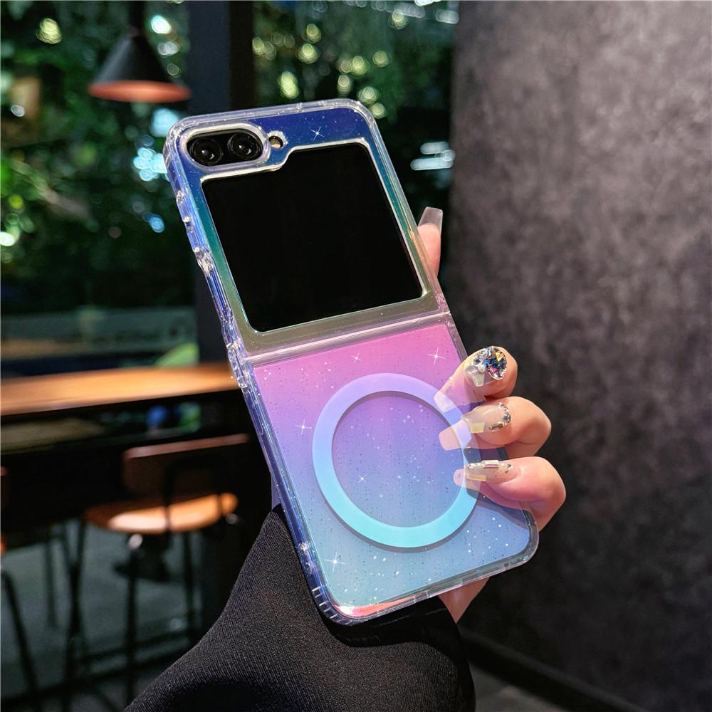 Color-Plated Magnetic Case for Samsung Z Flip 5/6/7 - Folding Screen Cover