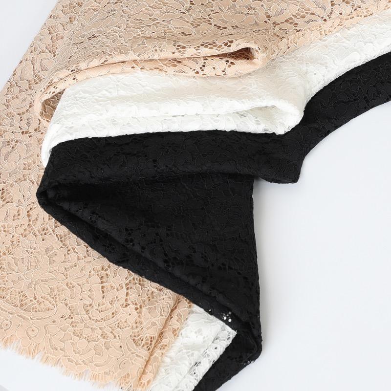 Spring Summer Lace Hlgh Waist Ankle Length Wide Leg Pants Streetwear Women Korean Fashion Elegant Pantalones Casual Baggy Straight Trousers