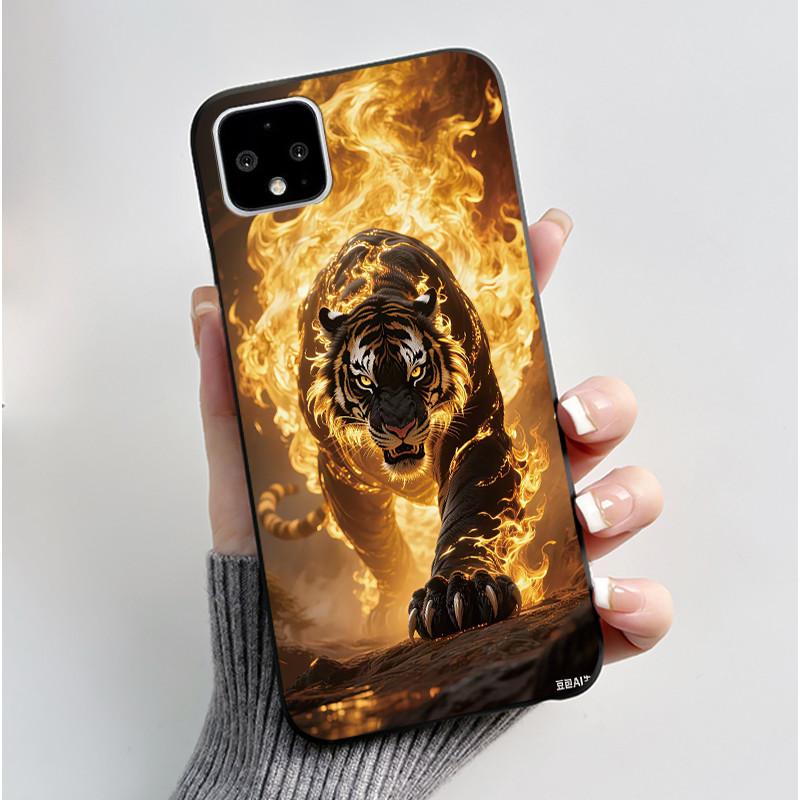 Casing For Google Pixel 4 / 4XL /4 XL Super-Thin Slim Case Aesthetic Luxury Cute Cool Boys Girls Black Matte Soft Silicone Cover