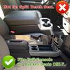 Center Console Organizer Compatible With 2015- Chevy Yukon Tahoe Suburban And 2014-2018 GMC Sierra Silverado Tray Accessories Armrest Storage-Full