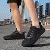 Men Barefoot Casual Flats Black Wide Head Driving Shoes White Sneakers Yoga Fitness Shoes Large Size