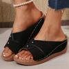 Summer Thick Sole Wedge Sandals for Women Light Non-slip Beach Shoes Woman  43 Peep Toe Platform Slipper Footwear
