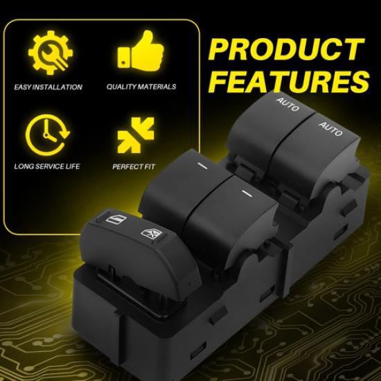 Power Window Control Button for 2011-2014 Ford F-150 BL3Z14529BA Switch