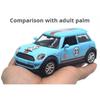 1/32 Scale Alloy Model Mini Painting 53 Racing Classic Model Pocket Toy Pull-Back Door Car Model Children's Toy