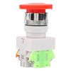 Self Locking Emergency Stop Mushroom Push Button Switch 22mm Mount LAY37 11ZS