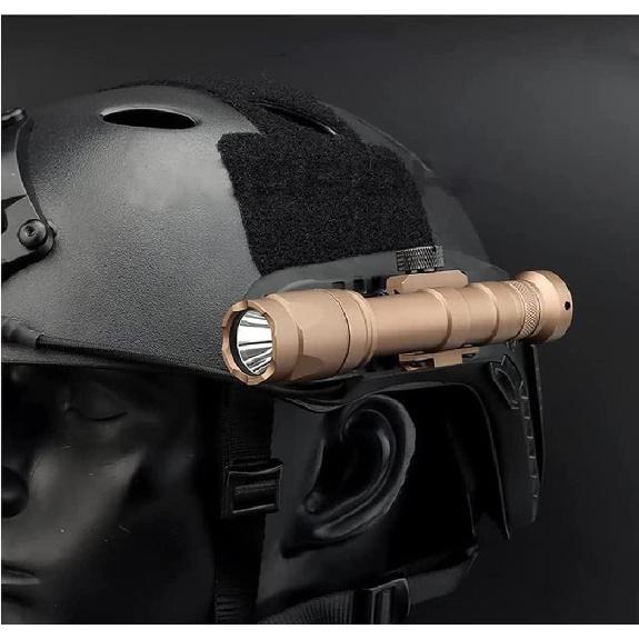 2Pcs Rotation 360 Degrees Helmet Side Rail Mount Adapter Adjustable ARC Guide for 19mm Picany Slot Tactical Fast Helmet Accessories