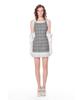 Greedius Check Lace Sleeveless Onepiece