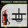 Heavy Duty Extinguishers Carriers Strap Flame Retardant Webbing Strap  Nighttime Visibility
