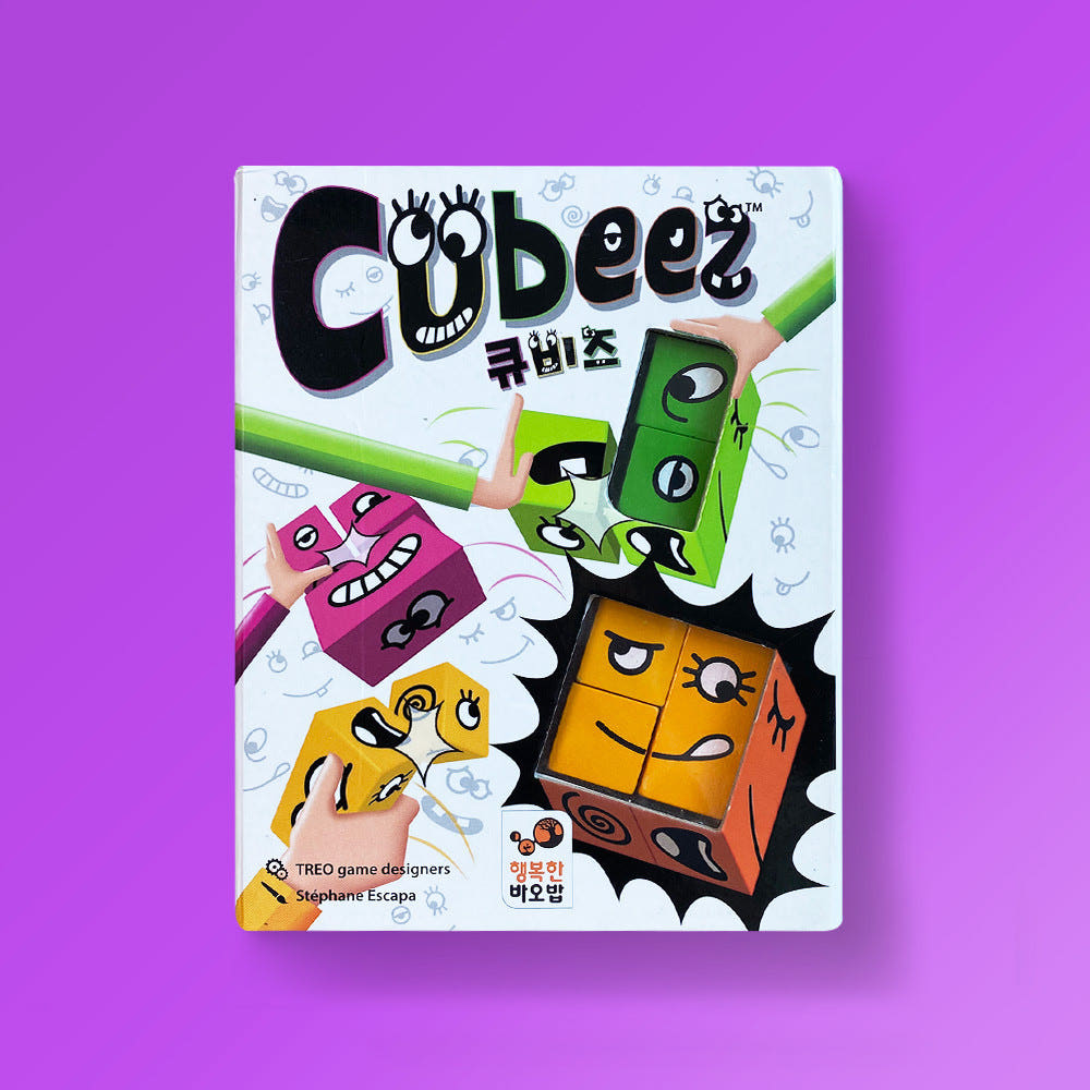 Happy Baobab Cubeez: Family Board Game for Brain Development (Ages 5-7)