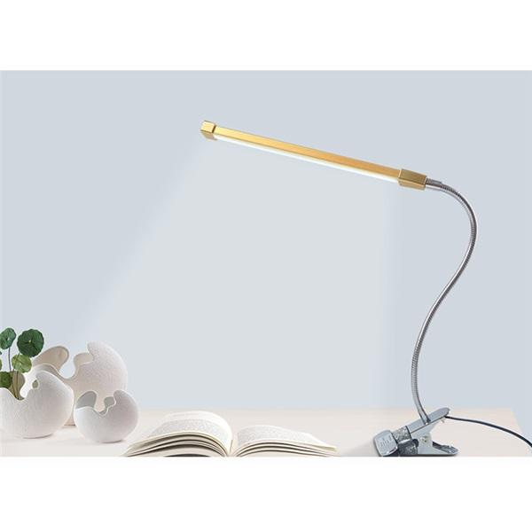 USB clip lamp led eye protection table lamp 10 levels of dimming and color reading lamp bedroom bedside lamp