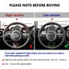 Car Steering Wheel Microfiber Leather Cover Accessories For Mini Cooper S JCW F54 F55 F56 F57 F60  R55 R56 R57 R58 R59 R60 R61