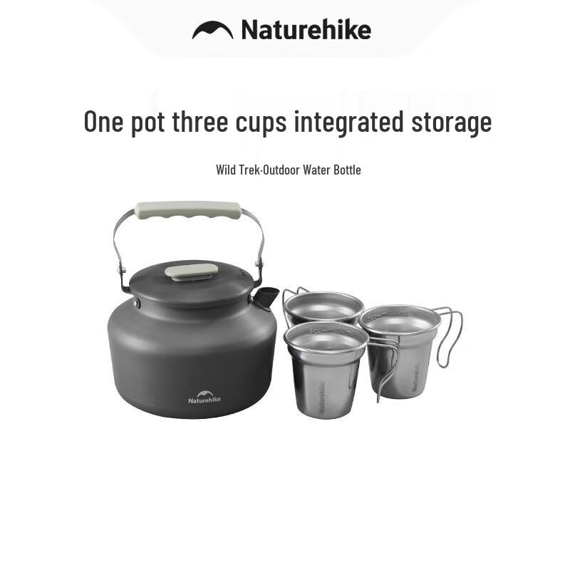 Naturehike Outdoor Kettle & 3-Cup Set