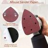 50/100pcs Self-adhesive Sandpaper Triangle Sander Sand Paper Hook Loop Sanding Sheet Abrasive Discs For Polishing