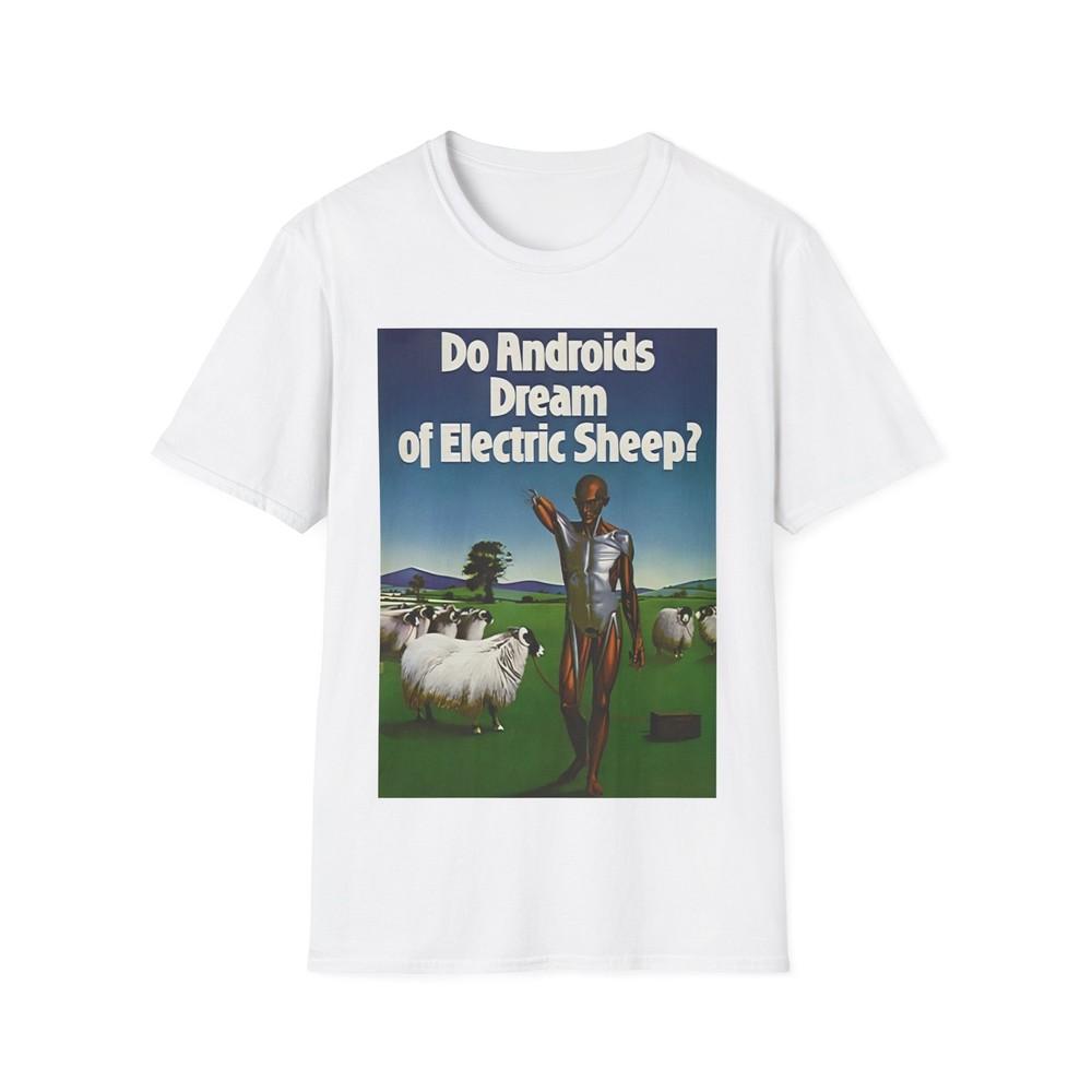 

do androids dream of electric sheep philip k dick book cover tshirt M