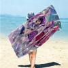 1Pc Purple Hair Hunter Beach Towel Microfiber Beach Towel Thin Absorbent For Beach Swimming Yoga Bath Sports 0917206