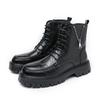 Herbst und Winter Martin Stiefel Herren High-Top Workboots Retro Plateau Britischer Stil Vielseitige Lokomotiv-Ritter Kurzstiefel Herren