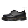 Dr. Martens Rick Owens X 1461 Bex DS RO Dvojité prošívání 3 dírkové ležérní ploché boty Unisex boty Černé 27026001