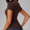 Womens Slim Fit Breathable Nylon Running T Shirt For Yoga And Fitness Exercise