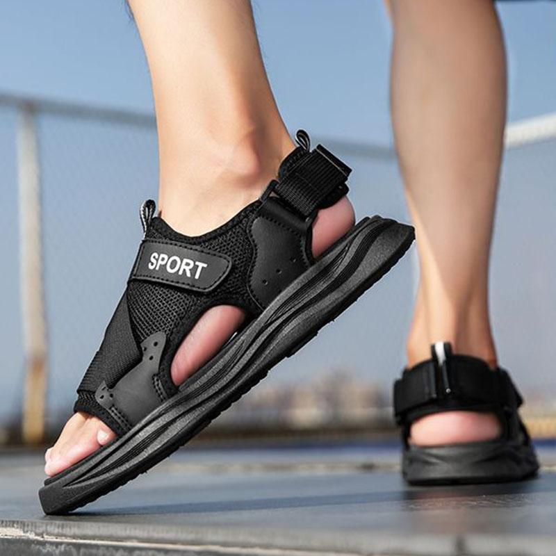 WTEMPO Anti Slip Sandals Men's Dual Purpose Thick Sole Heighten Comfortable Versatile Anti Odor Soft Sole Sports Beach Shoes Dropshipping Wholesale