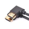 DOONJIEY Right Angle HDMI-compatible Male to Male AV Converter Adapter Cable Cord for HDTV