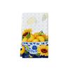 Strofinaccio da Cucina Limone Blu - Girasole ad Acquerello e Strofinaccio per Piatti in Porcellana Blu per Arredo Casa e Bagno