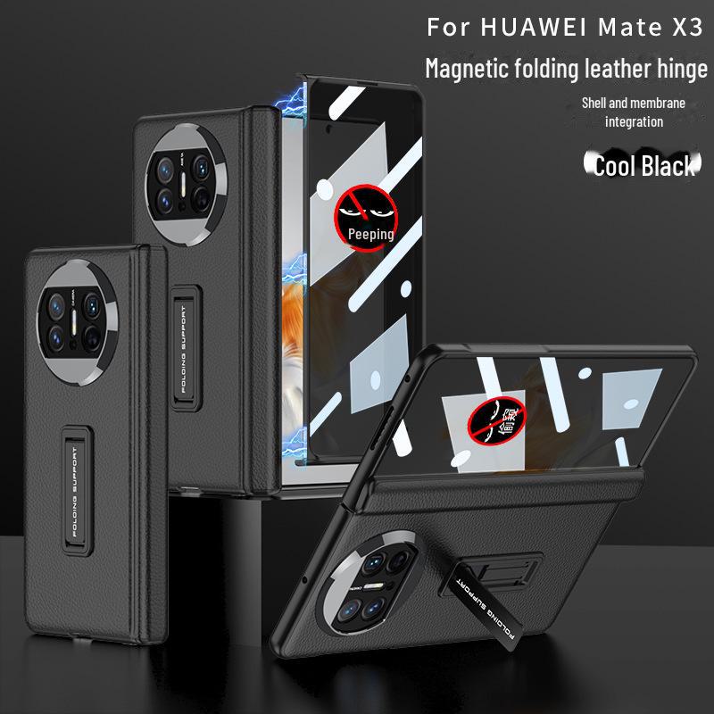 

Премиальный кожаный чехол Anti-Peep для Huawei Mate X3 — полное покрытие, складной, защита от падений Huawei Mate X3