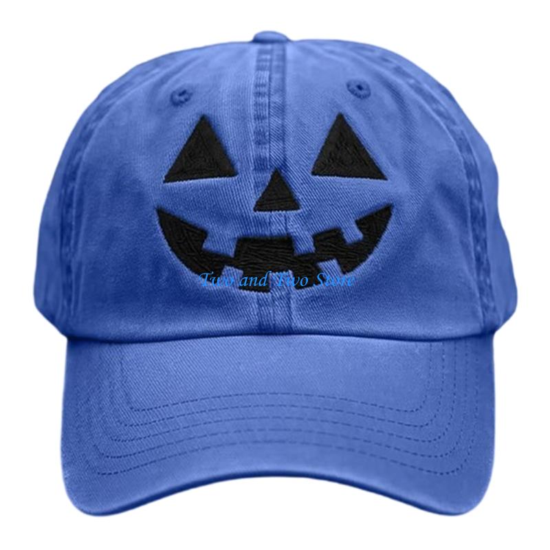 HX6F Eye Catching Baseball Cap Halloween Theme Practical Construction Adjustable Closure