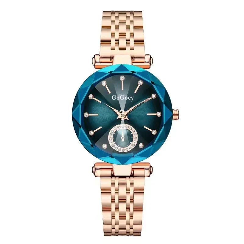 Ladies Watch Luxury Fashion Watch for Women Stainless Steel Quartz Wristwatches Gift